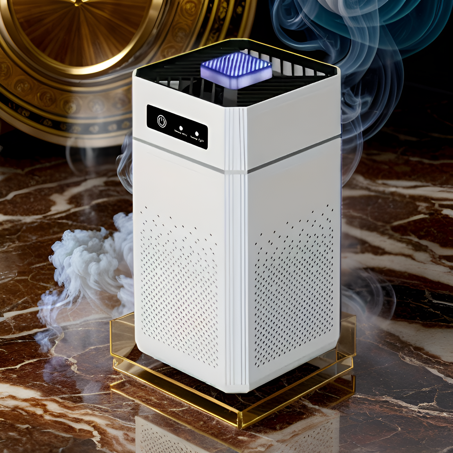 Smart Air Purifier Negative Ions Generator H12 HEPA Filter Purification Intelligent Desktop Air Purifier