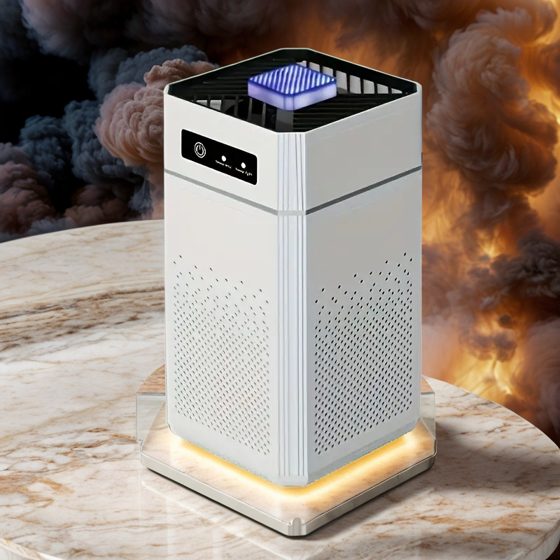 Smart Air Purifier Negative Ions Generator H12 HEPA Filter Purification Intelligent Desktop Air Purifier